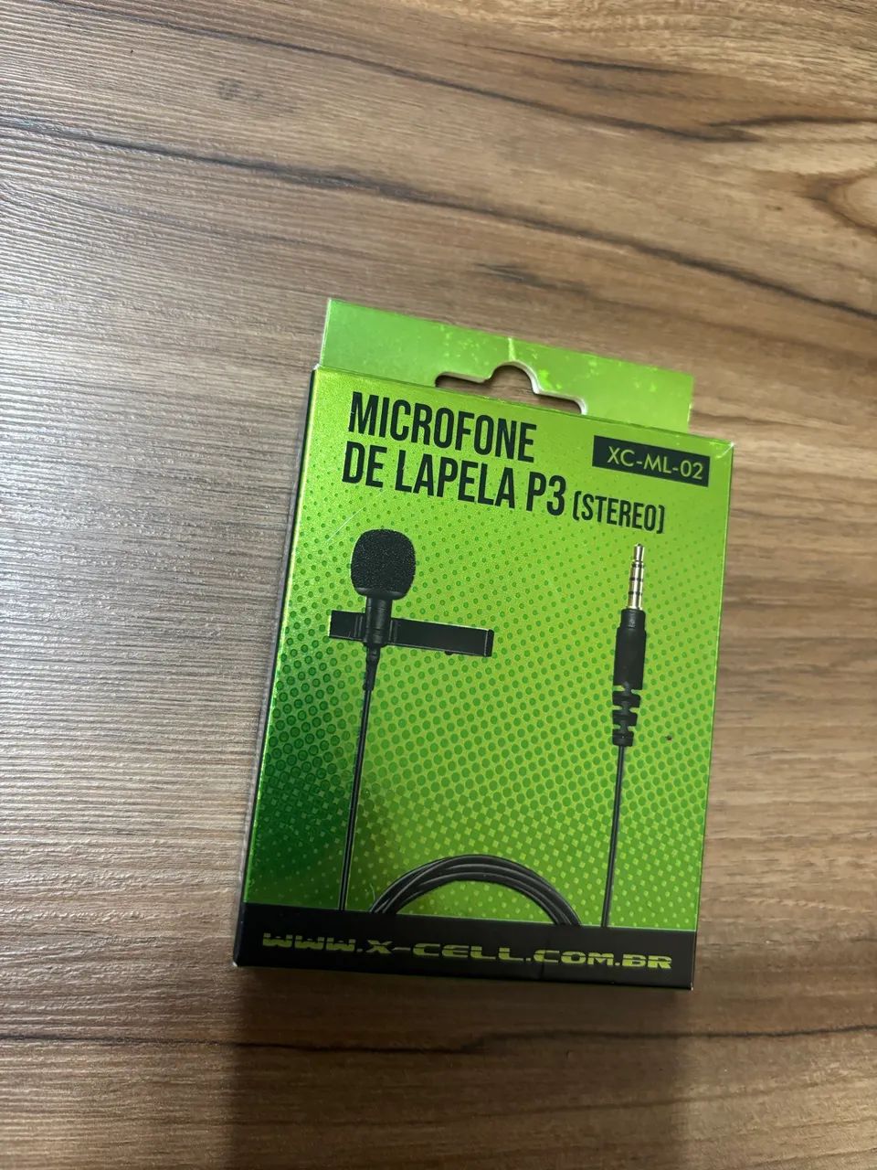 Microfone de lapela P3 stéreo. xc ml 02