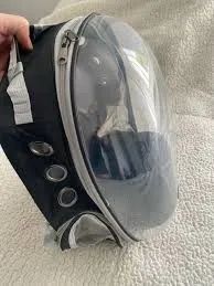 mochila transporte pets e cães com entrada de ar - Foto 2