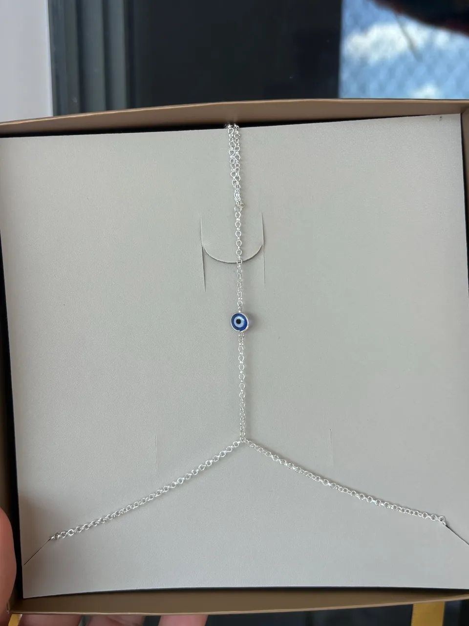 HAND chain prata 925 legítima com embalagem presente  - Foto 2