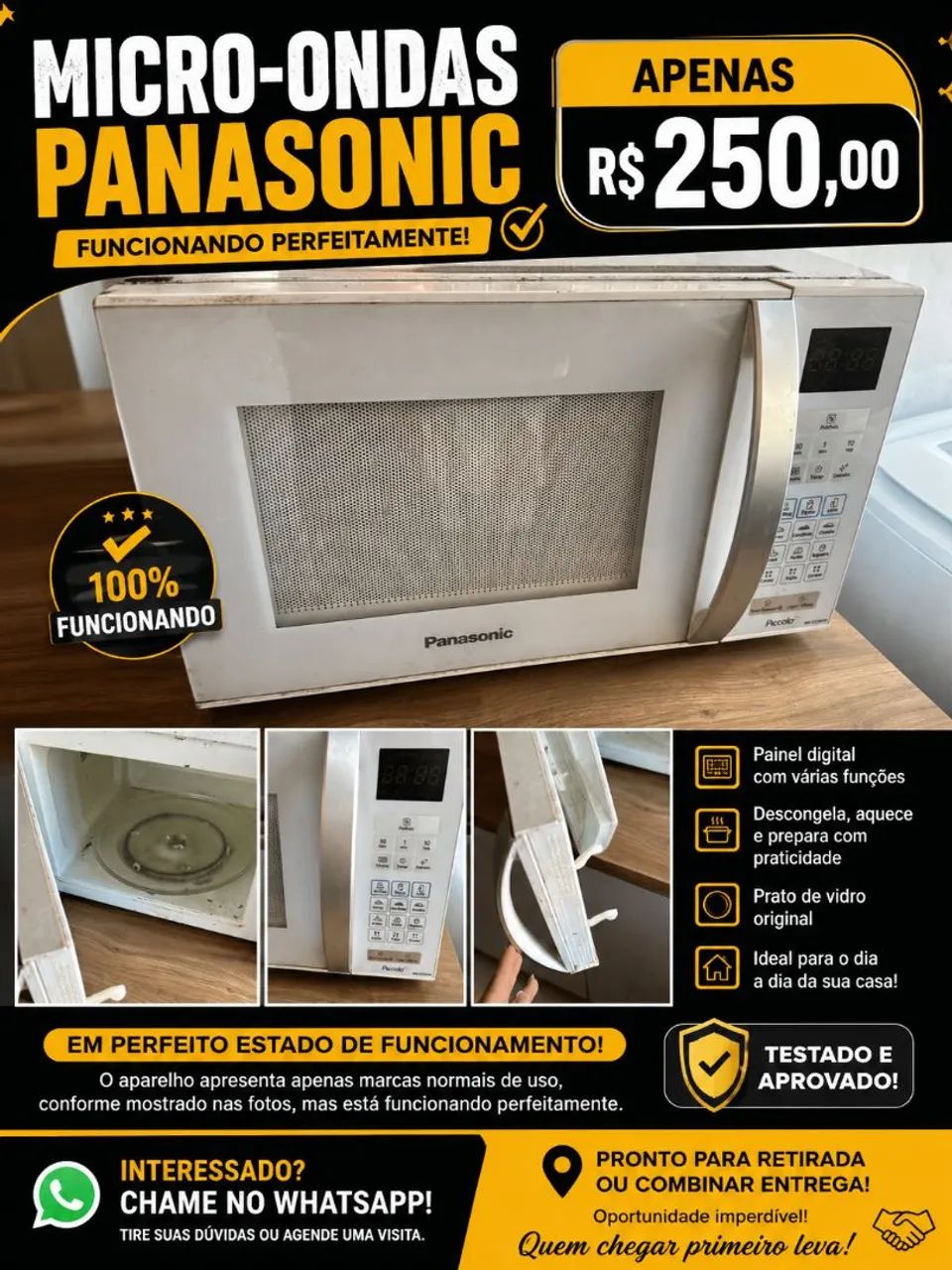 MICRO-ONDAS PANASONIC