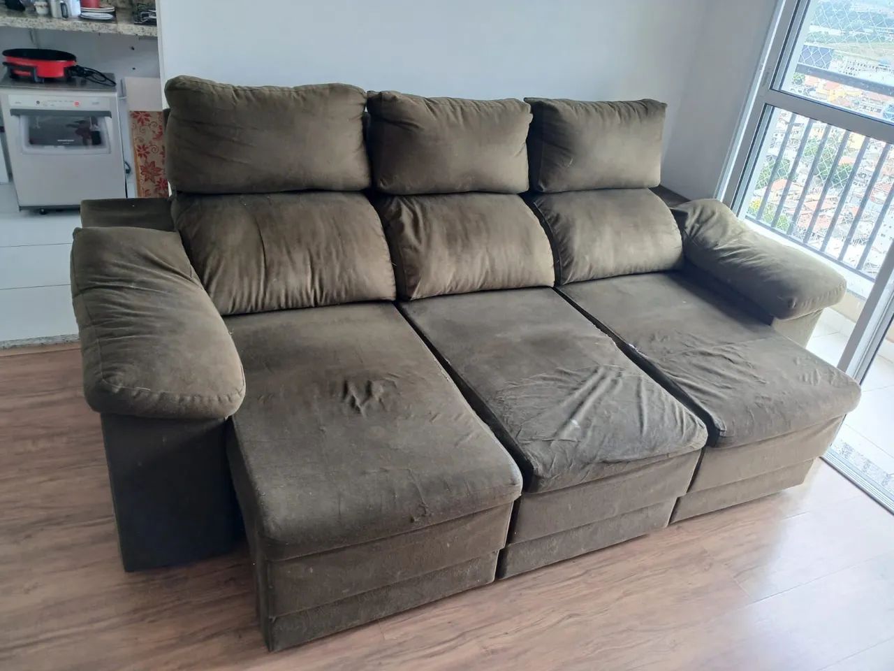 SOFÁ RETRÁTIL VIRA CAMA  - Foto 4