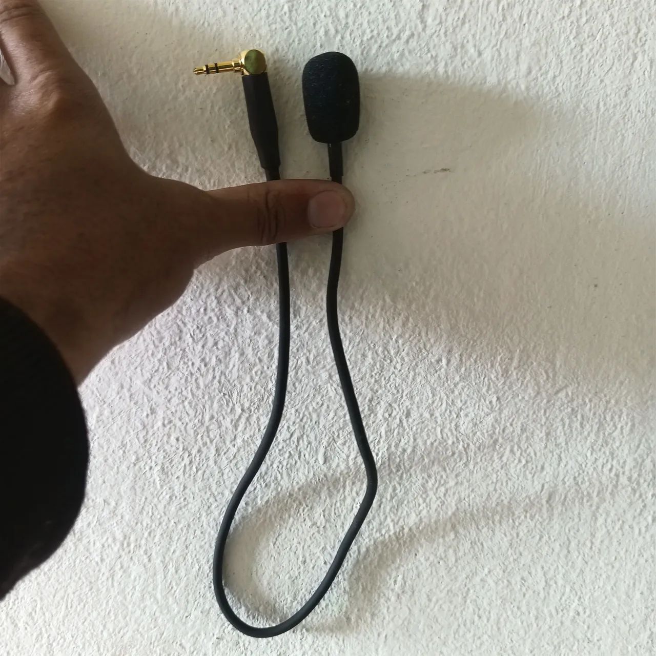 Mini Microfone Estéreo P2 / P3 com Haste Flexível