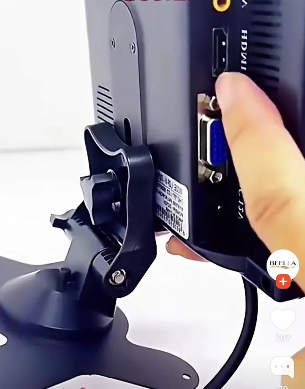 Monitor Automotivo para carro para Câmera de re - Foto 4