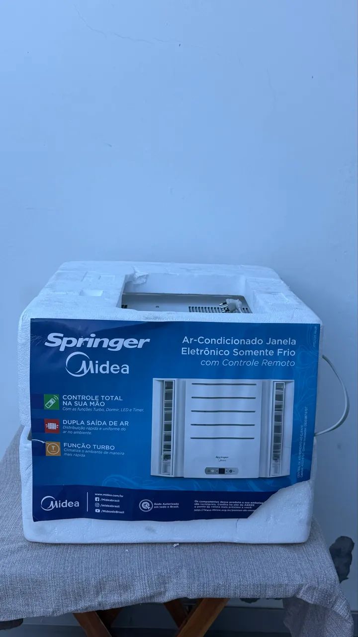 Ar condicionado de janela Springer Midea 10mil btus 127v eletrônico  - Foto 3