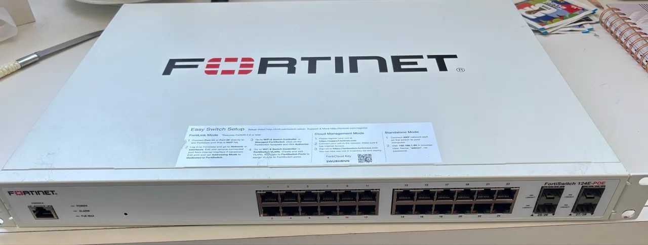 Fortigate Fortiswitch 124e POE