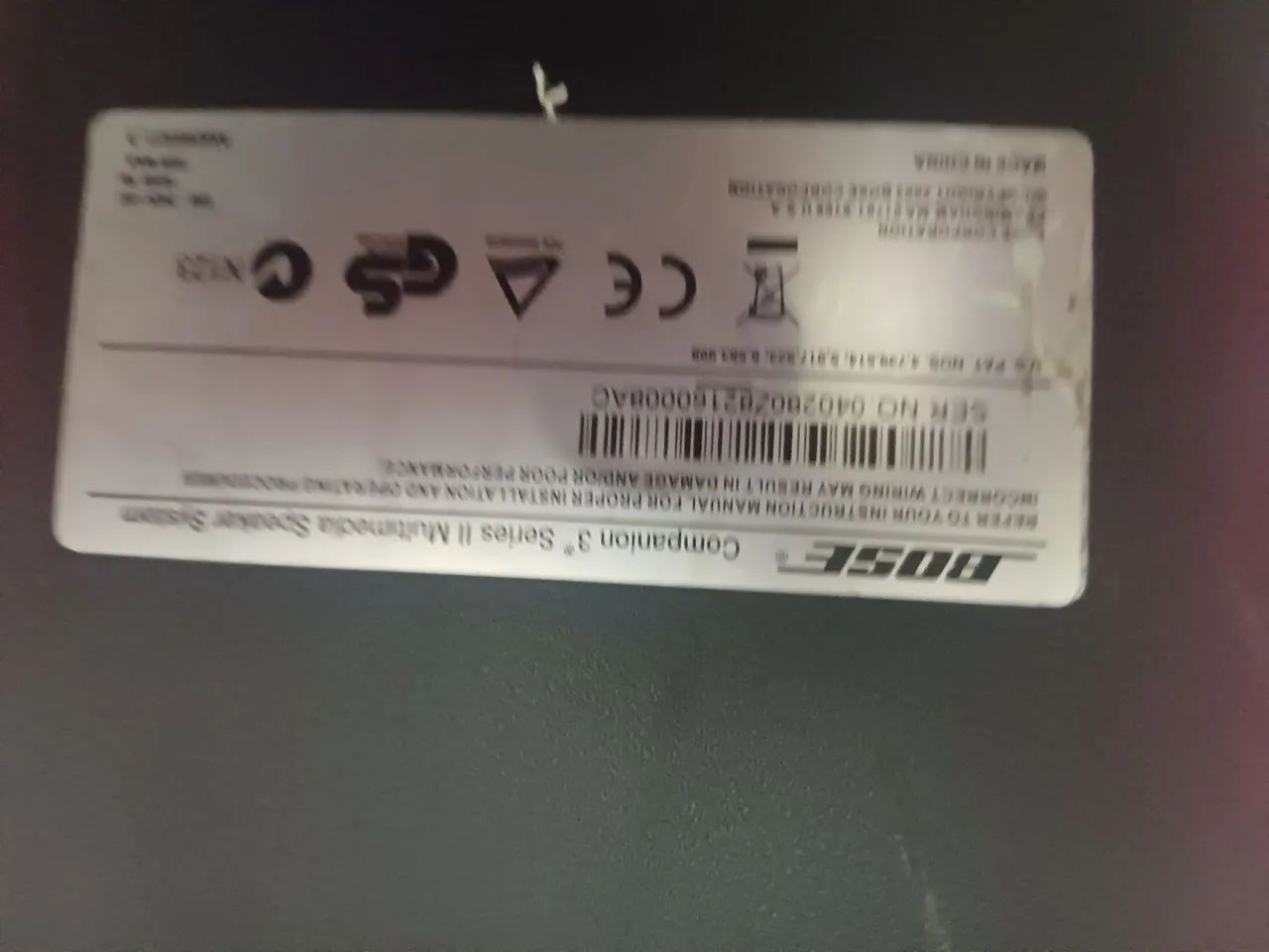 Bose companion 3series multimídia speaker  - Foto 4