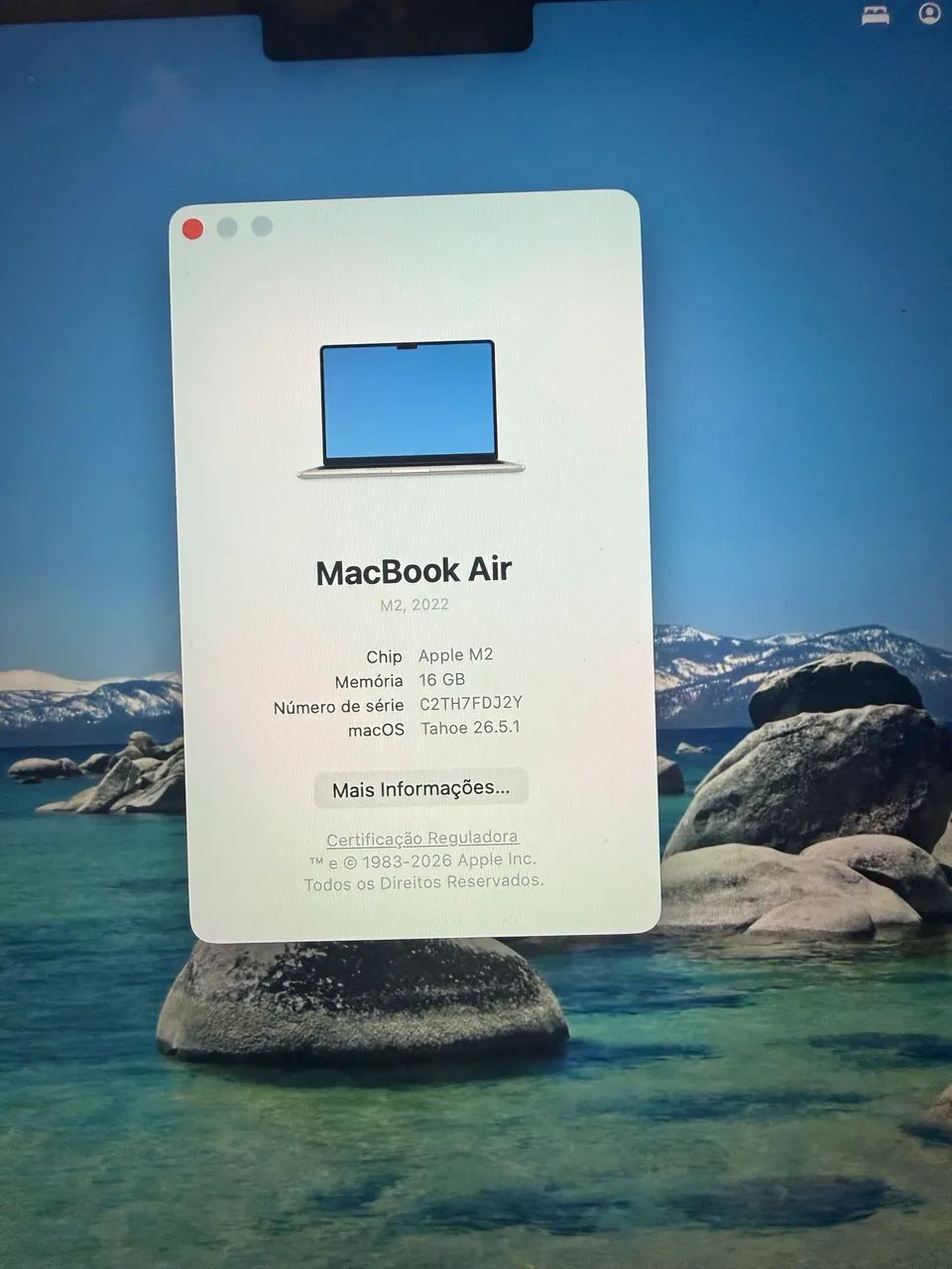 MacBook Air m2 2022 16gb 256gb - Foto 2