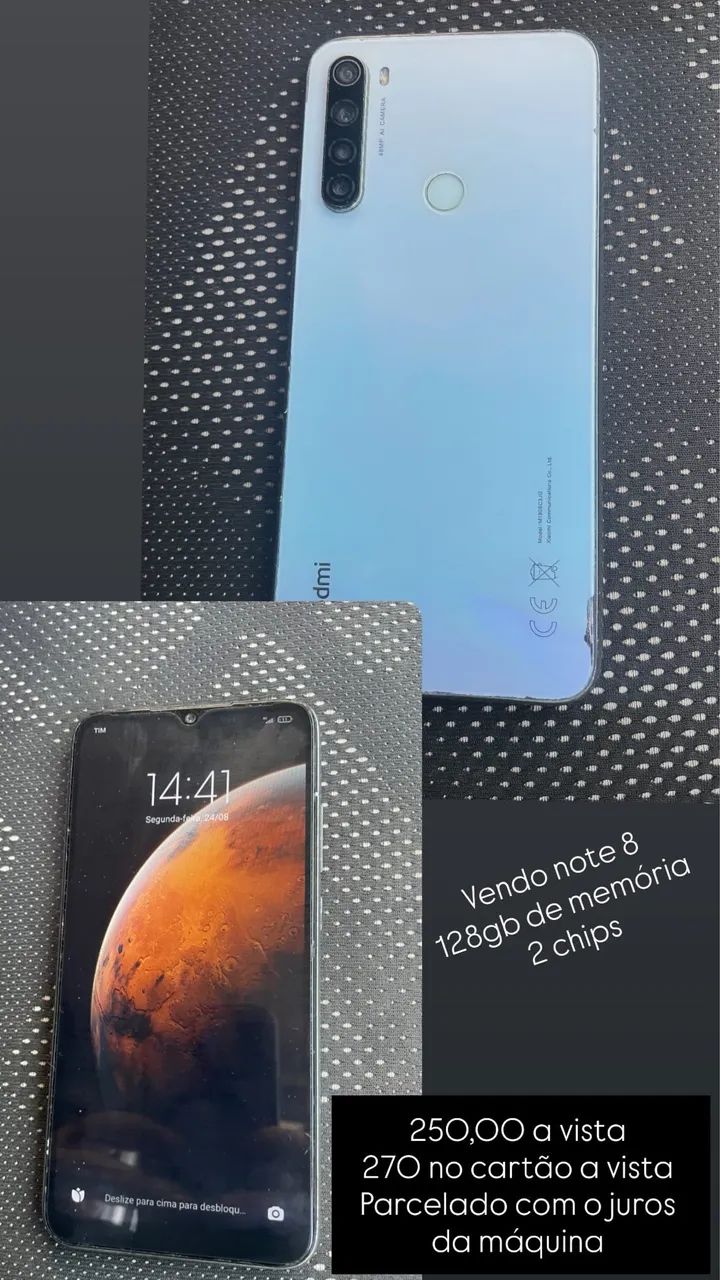 Vendo celular note 8, 128gb - Foto 2