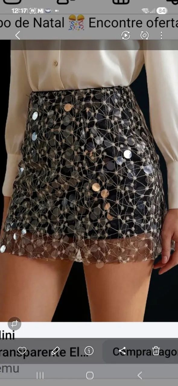Saia nova da shein 