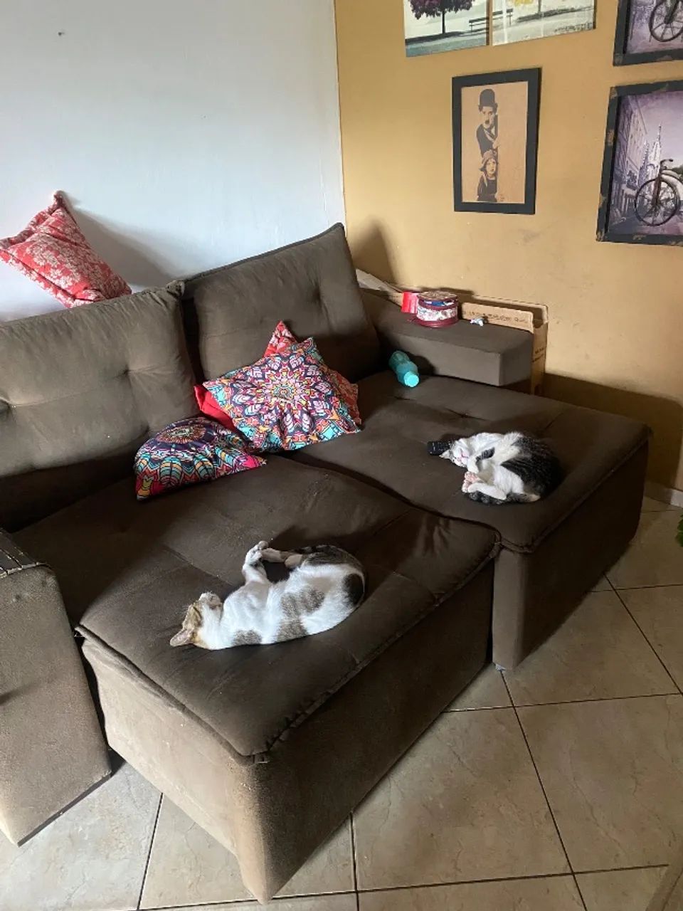 Sofa retratil e reclinavel