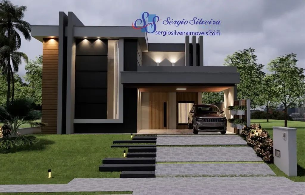 Casa na Cidade Alpha com 4 suítes, piscina privativa.