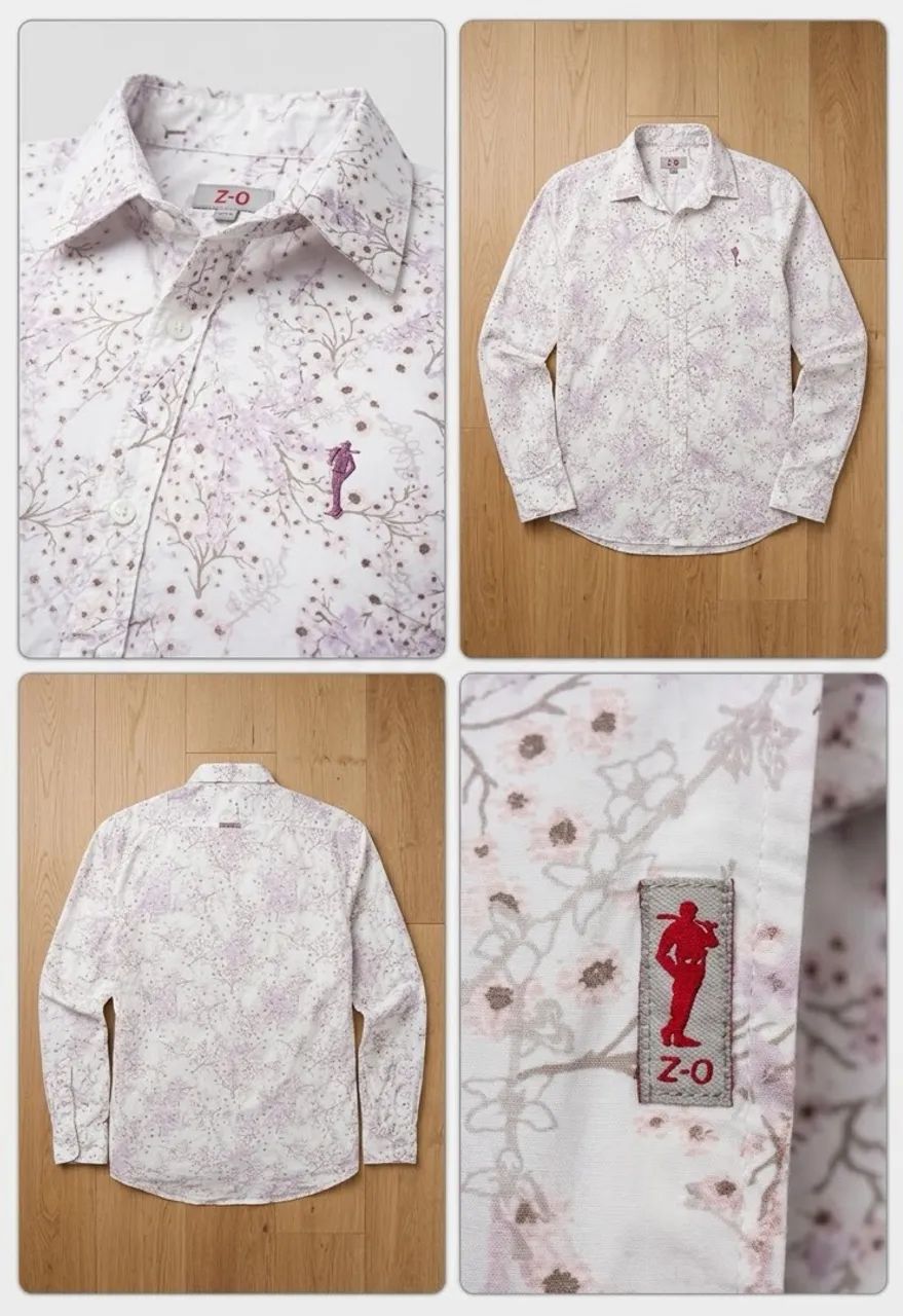Camisa Social Manga Longa Estampada Z-O - Foto 2