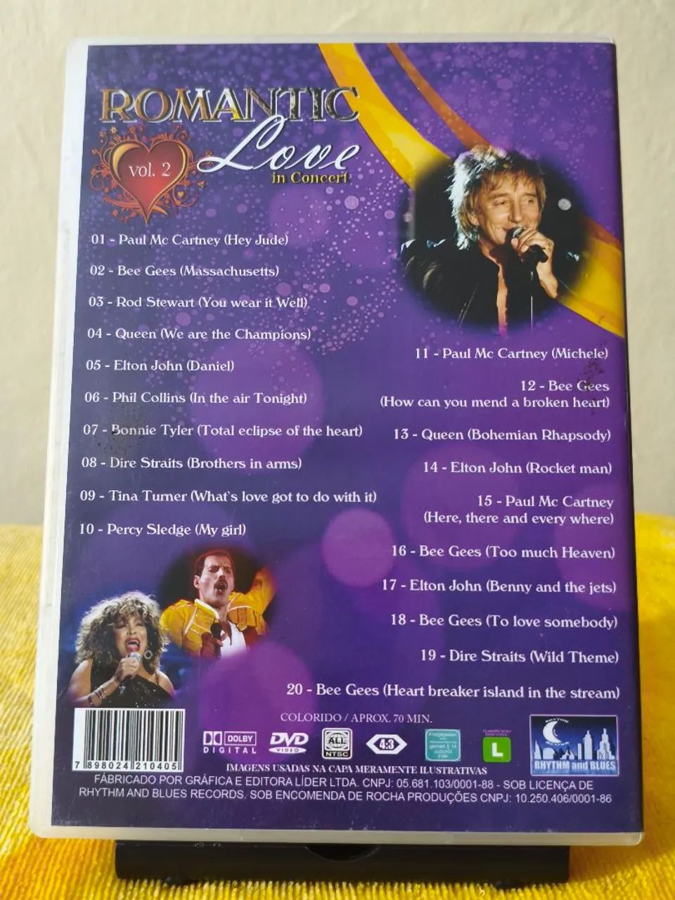 Romântic love in concerto dvd - DVD, Blu-Ray e Vídeo Cassete