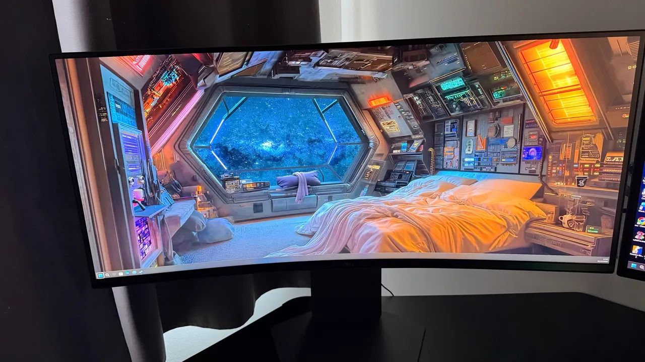 Monitor Gamer LG UltraGear Curvo 34 Polegadas  2 Geração 34G600A-B
