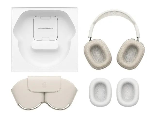 AIRPODS MAX WITH SMART CASE - COR ESTELAR - USB-C - NOVO NA CAIXA