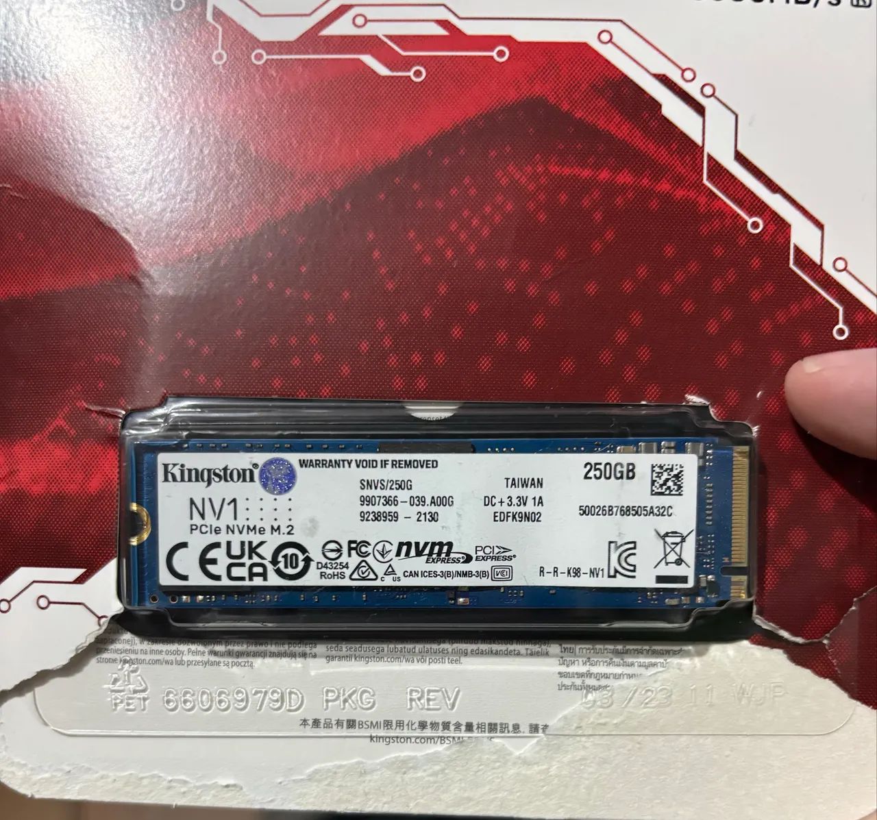 Ssd nvme 250gb