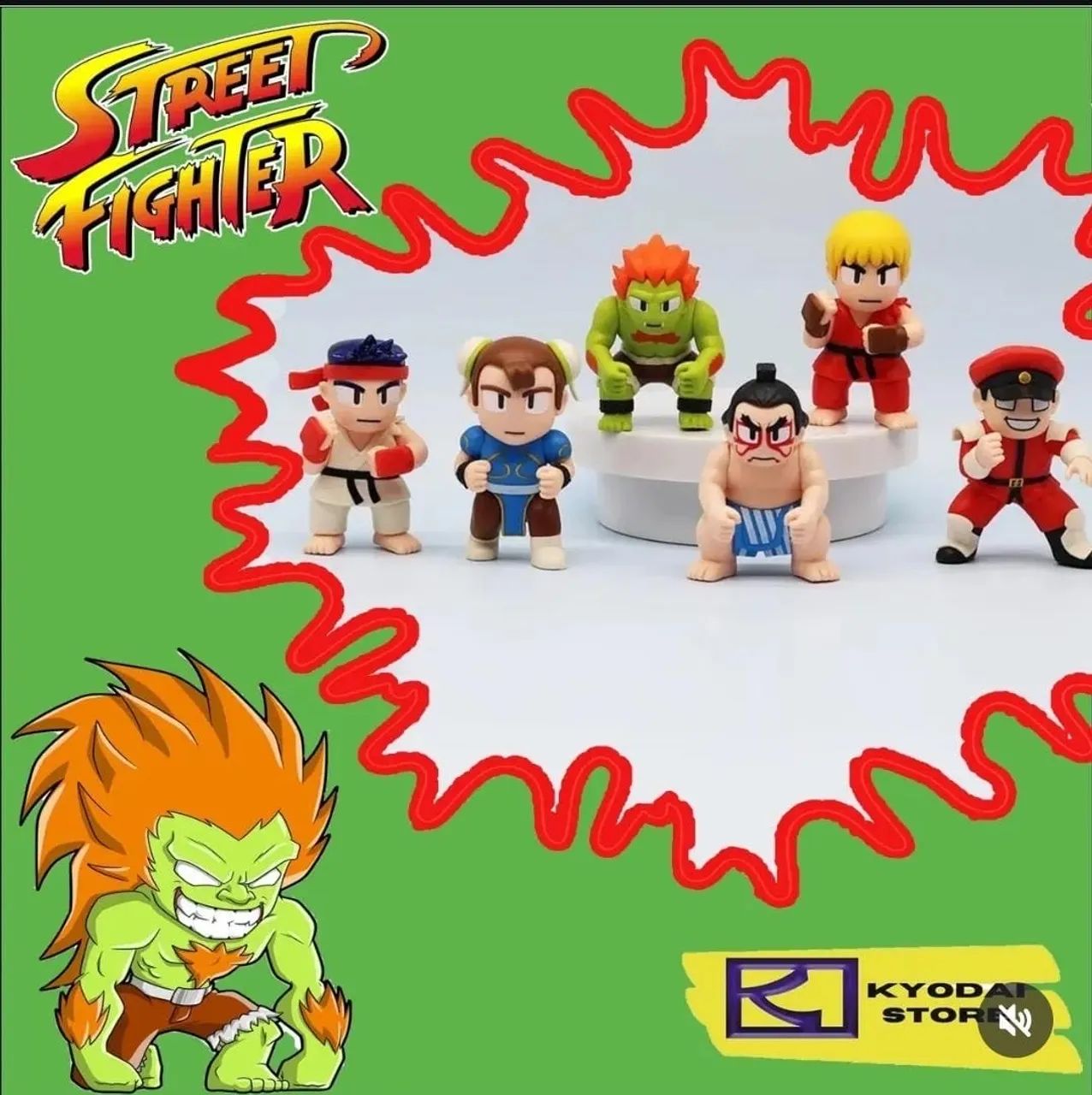 Bonecos Street Fighter