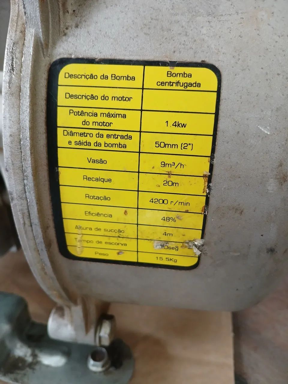 Motobomba A gasolina 2 polegadas Matsuyama semi nova - Foto 2