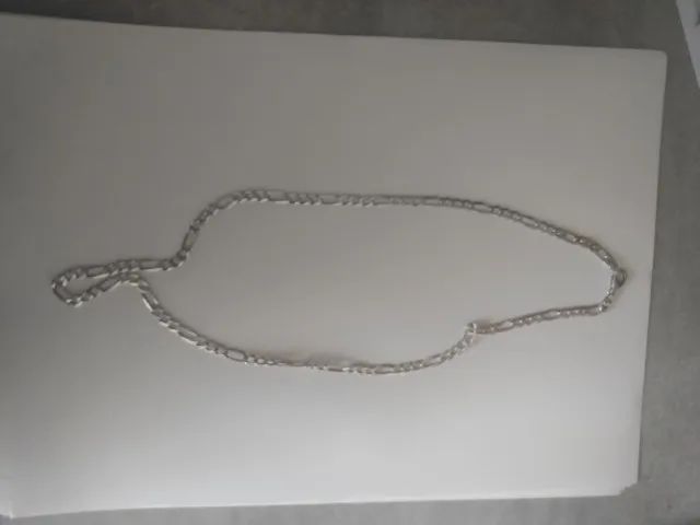 Corrente cordão de prata 3/1 maciça 925
