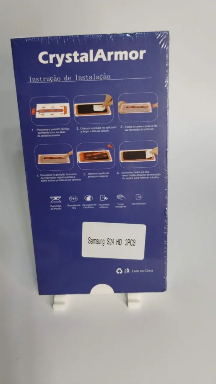 Crystalarmor Kit Com 2 Película 3D c/ Aplicador para Samsung S24 - Foto 2