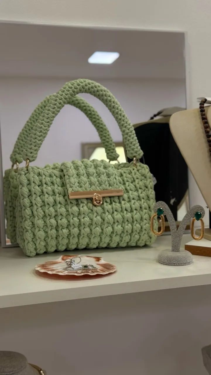 Bolsa em crochê  - Foto 2