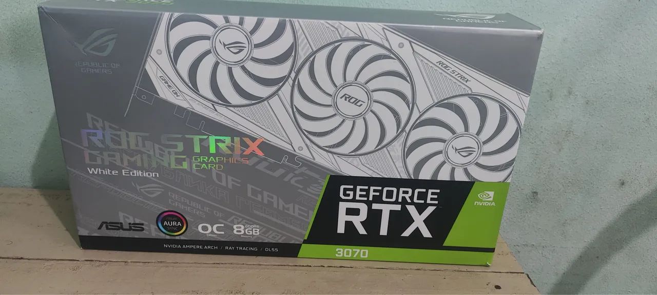 Placa de vídeo Rtx 3070 Asus Rog