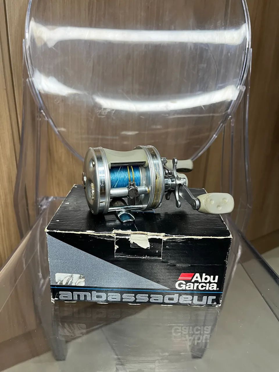 希少 abu ambassaduer 5500 SIDE Ｙ1168-313 Vintage Abu Ambassadeur Sweden 5500 C High Speed Reel, Bait Cast