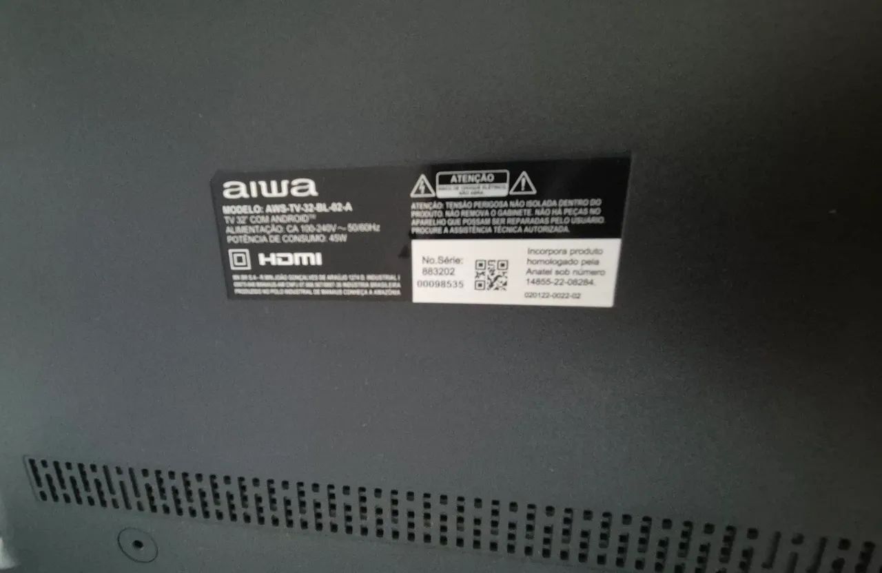 Televisão Aiwa Smart Android Tv Led 32 pol com Controle e Antena Digital Intelbras - Foto 3