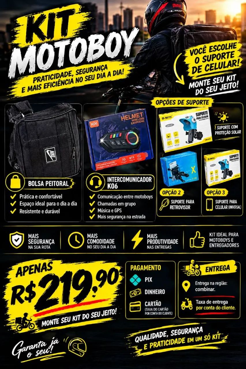 Kit motoboy