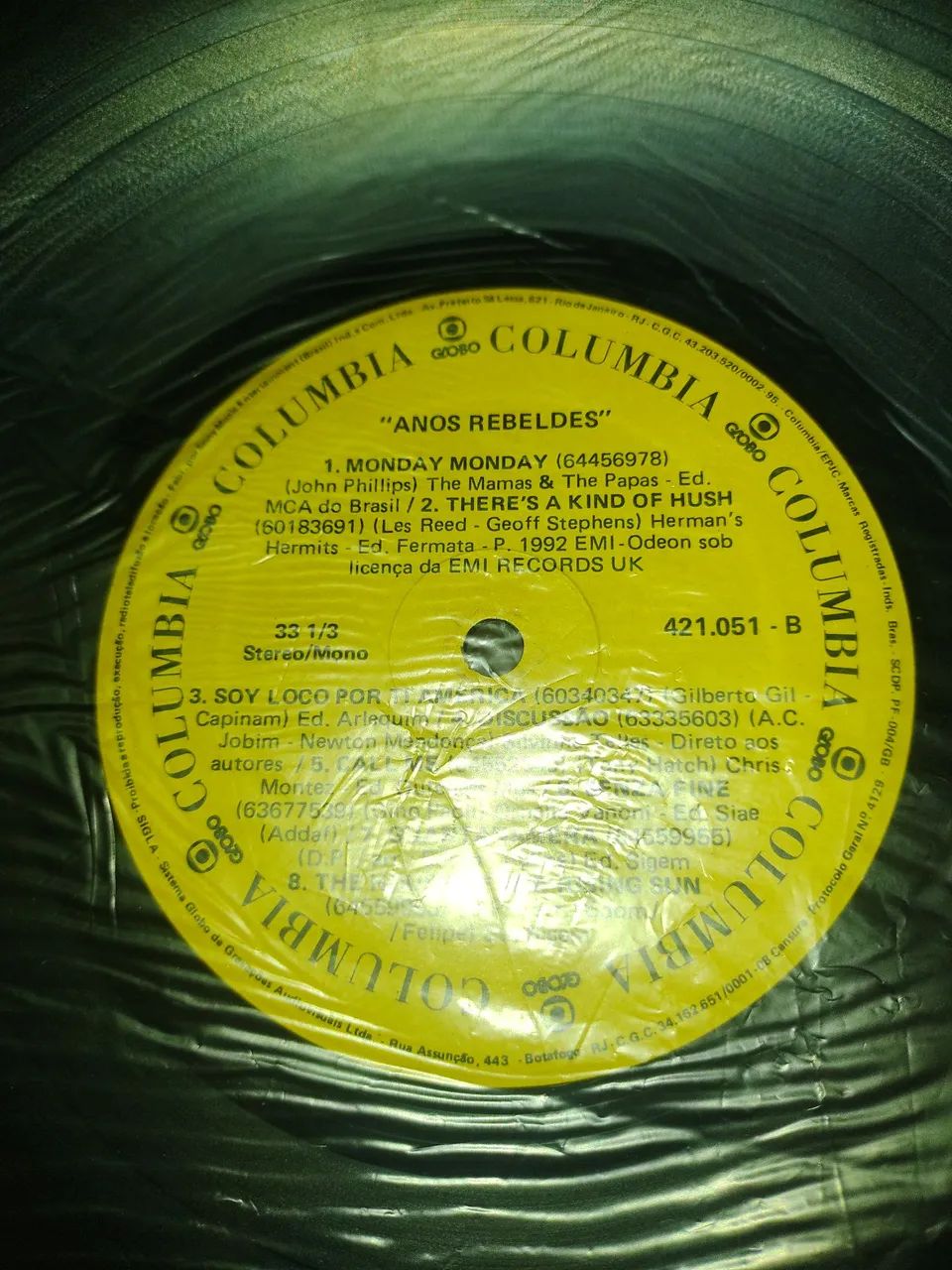Anos Rebeldes LP Disco de vinil, bom estado. - Foto 3