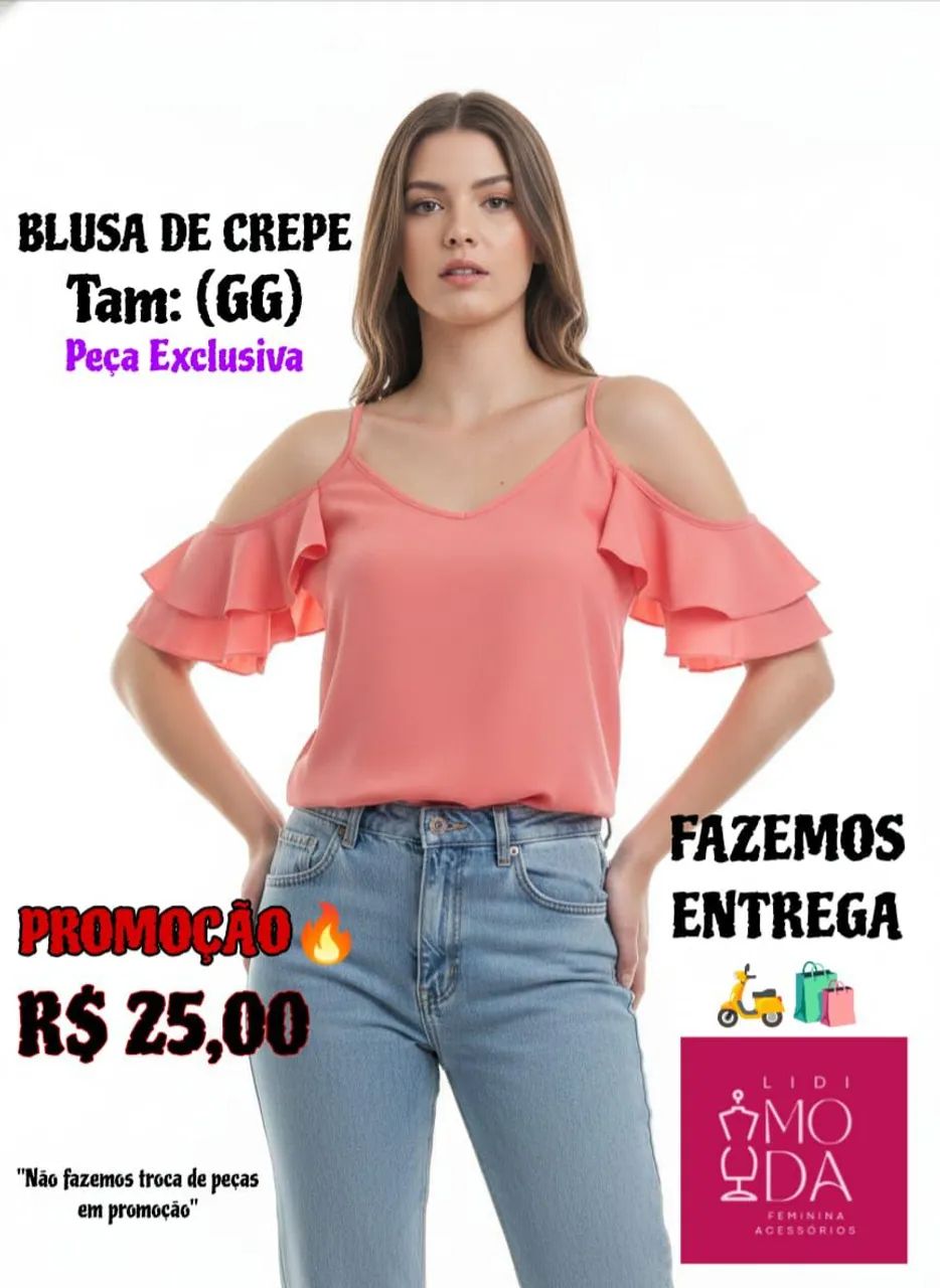 BLUSA DE CREPE - Foto 2