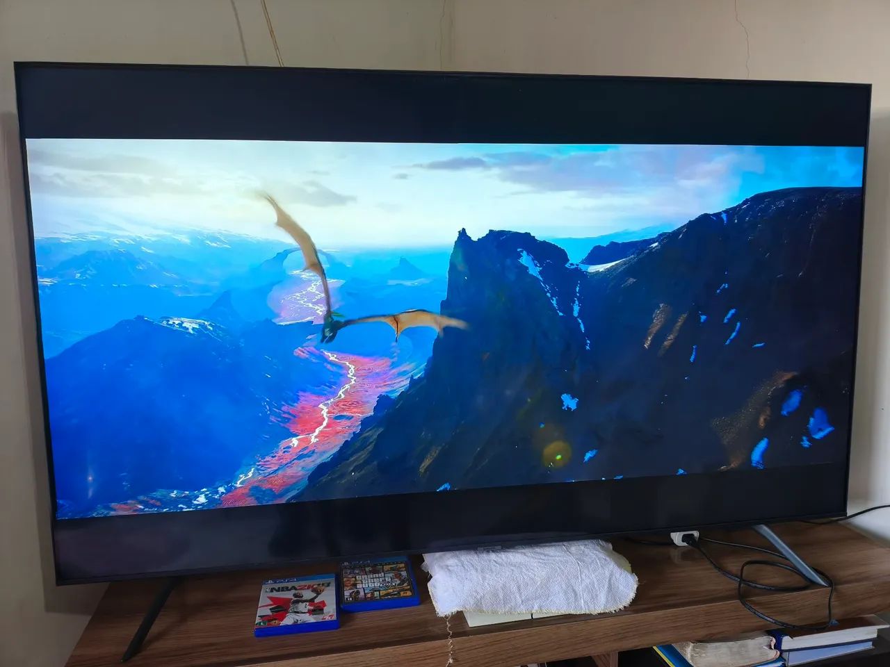 Smart TV Samsung 65 polegadas 4k ultra HDR  - Foto 5