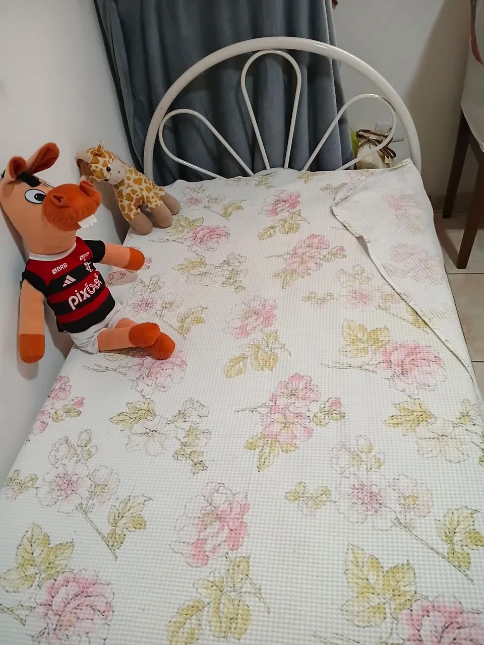 Cama de solteiro de ferro - Foto 2