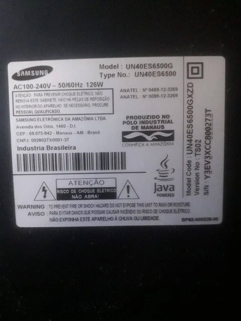 TV Samsung 40" Full HD  - Foto 2