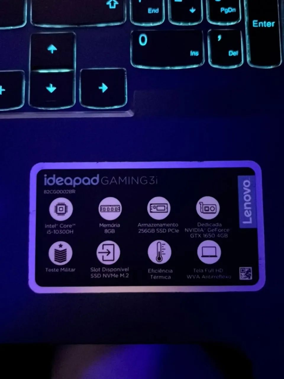 Notebook Gamer Lenovo Gaming 3i Intel Core i5 - Foto 3