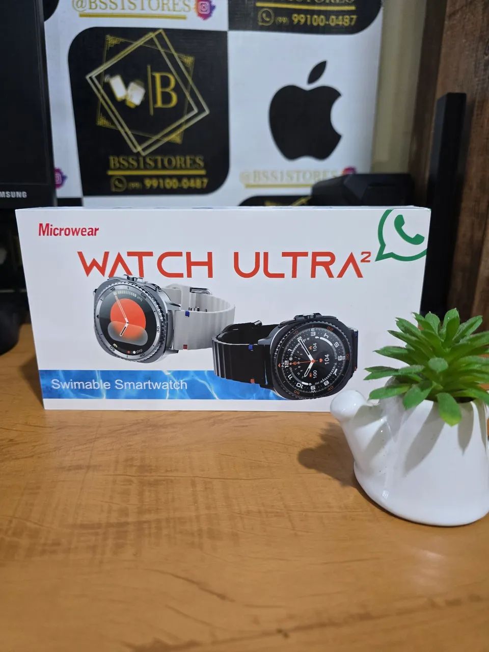 Ultra 2 SmartWatch lançamento preto
