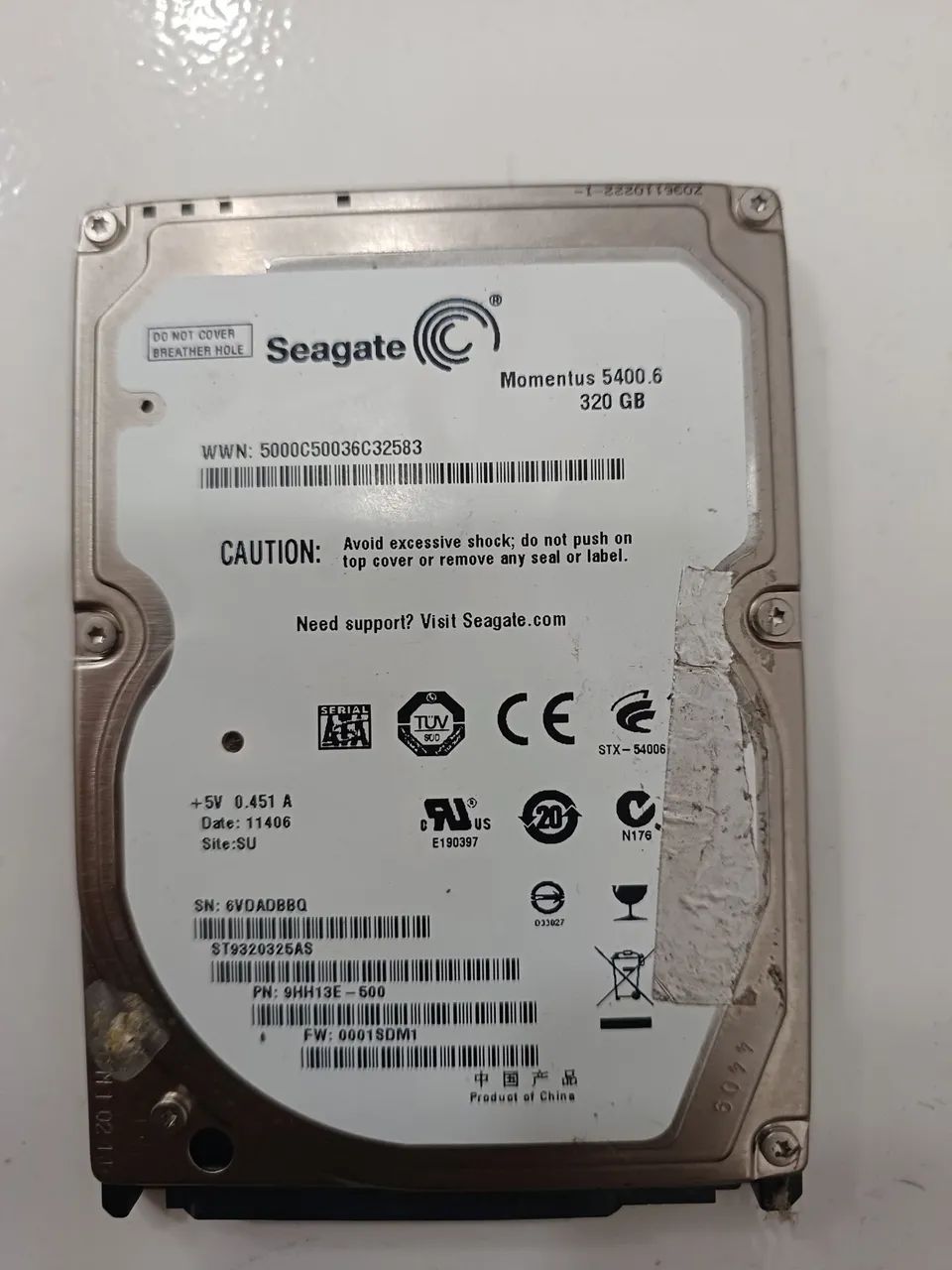Hd seagate 320gb 2.5 notebook - Foto 2