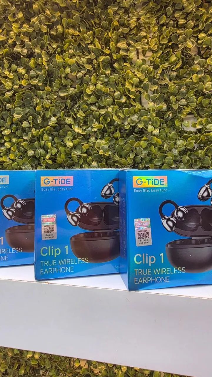 Fone Bluetooth G-Tide Clip 1 Open Ear com Gancho Bluetooth 5.4 Original
