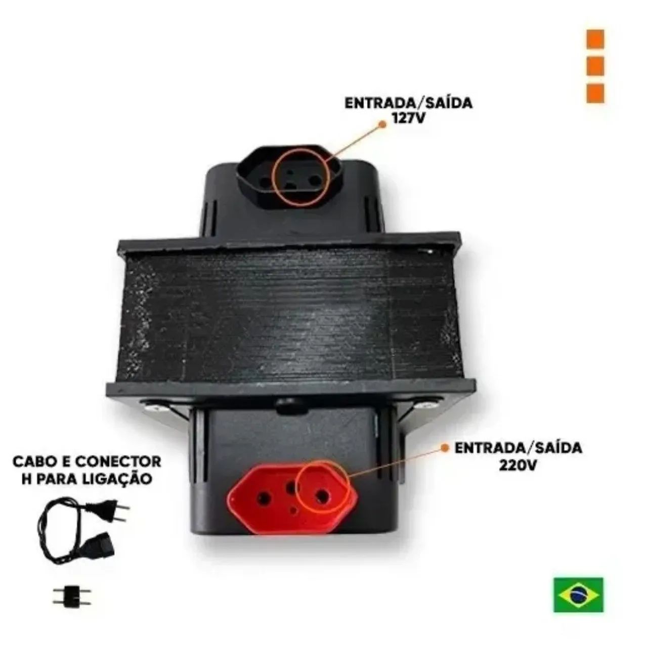 Transformador 127/220v p central de ar - Foto 4