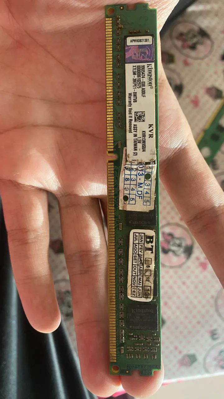 6GB de memória ram ddr3 