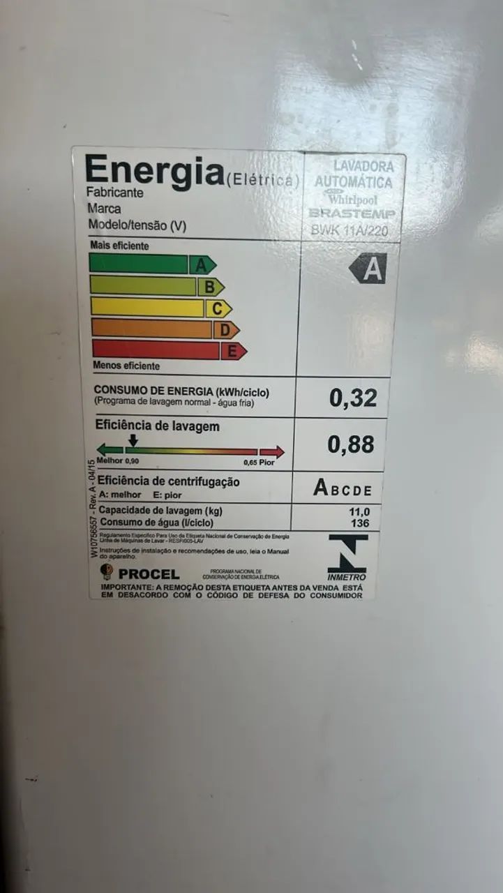 Máquina de lavar BRASTEMP 11 Kilos! - Foto 3