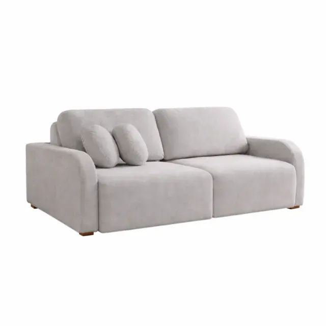 Sofá Cama Retrátil Bellagio 2,30 m Linho   Produto Novo - Pronta Entrega - Foto 2