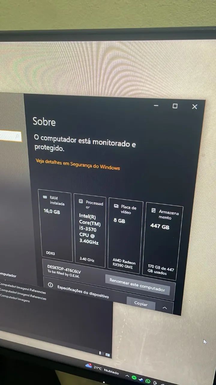 CUSTO BENEFICIO - SETUP GAMER COMPLETO (SÓ JOGAR) - Foto 3