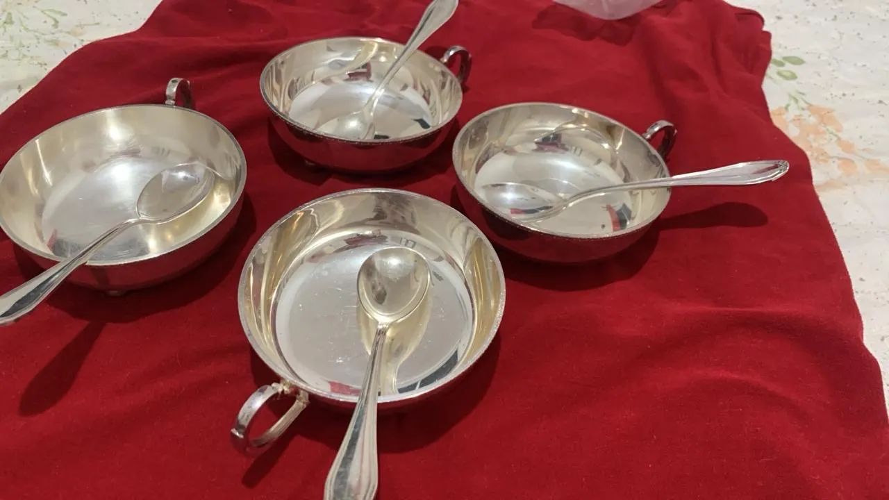 Conjunto de sobremesa Prata  - Foto 4