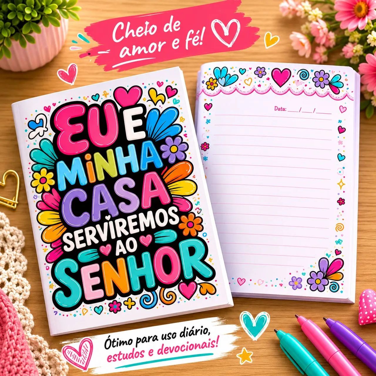 Caderno para Devocional ou Anotações 