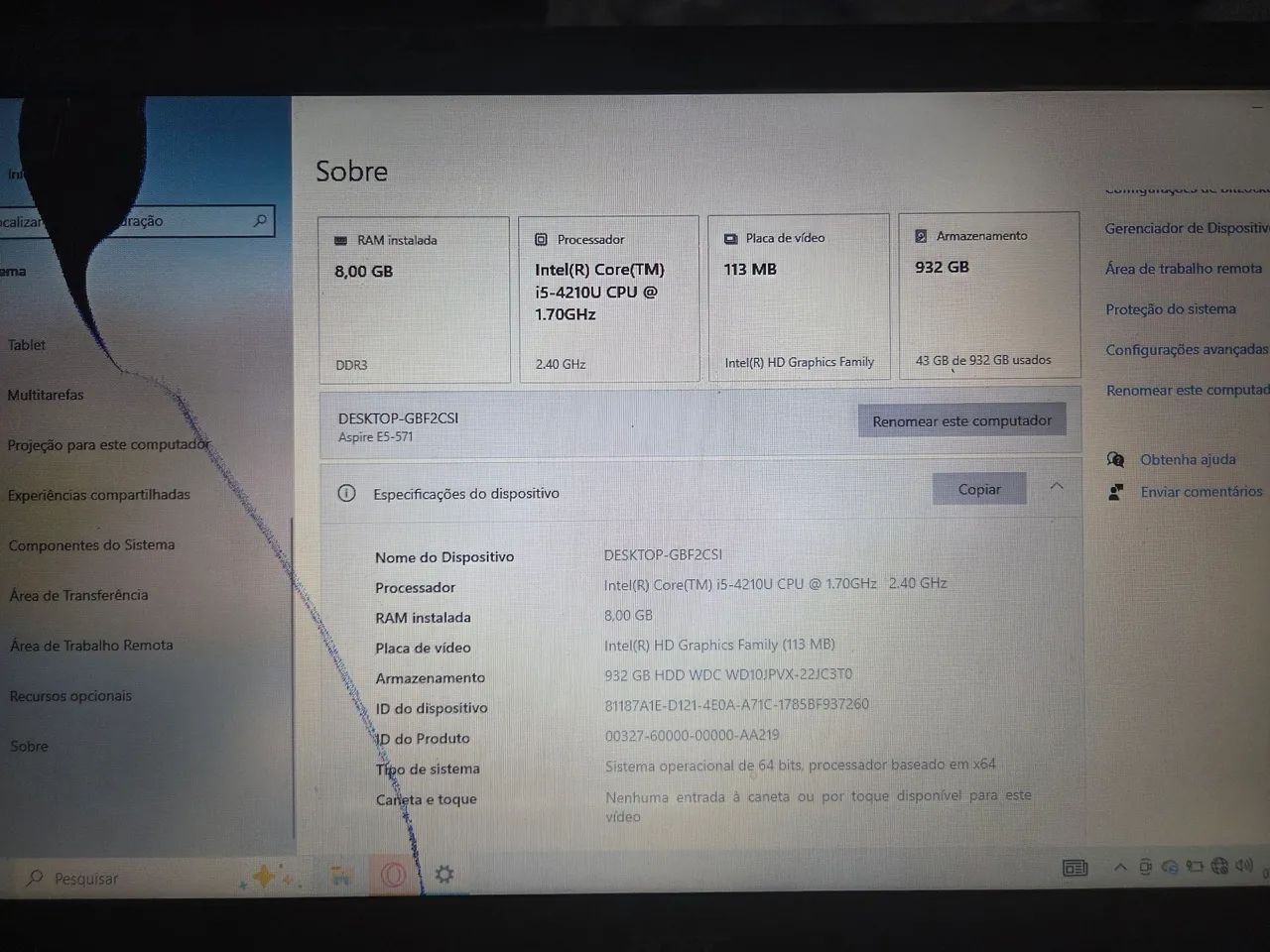 Notebook Acer usado - Foto 3