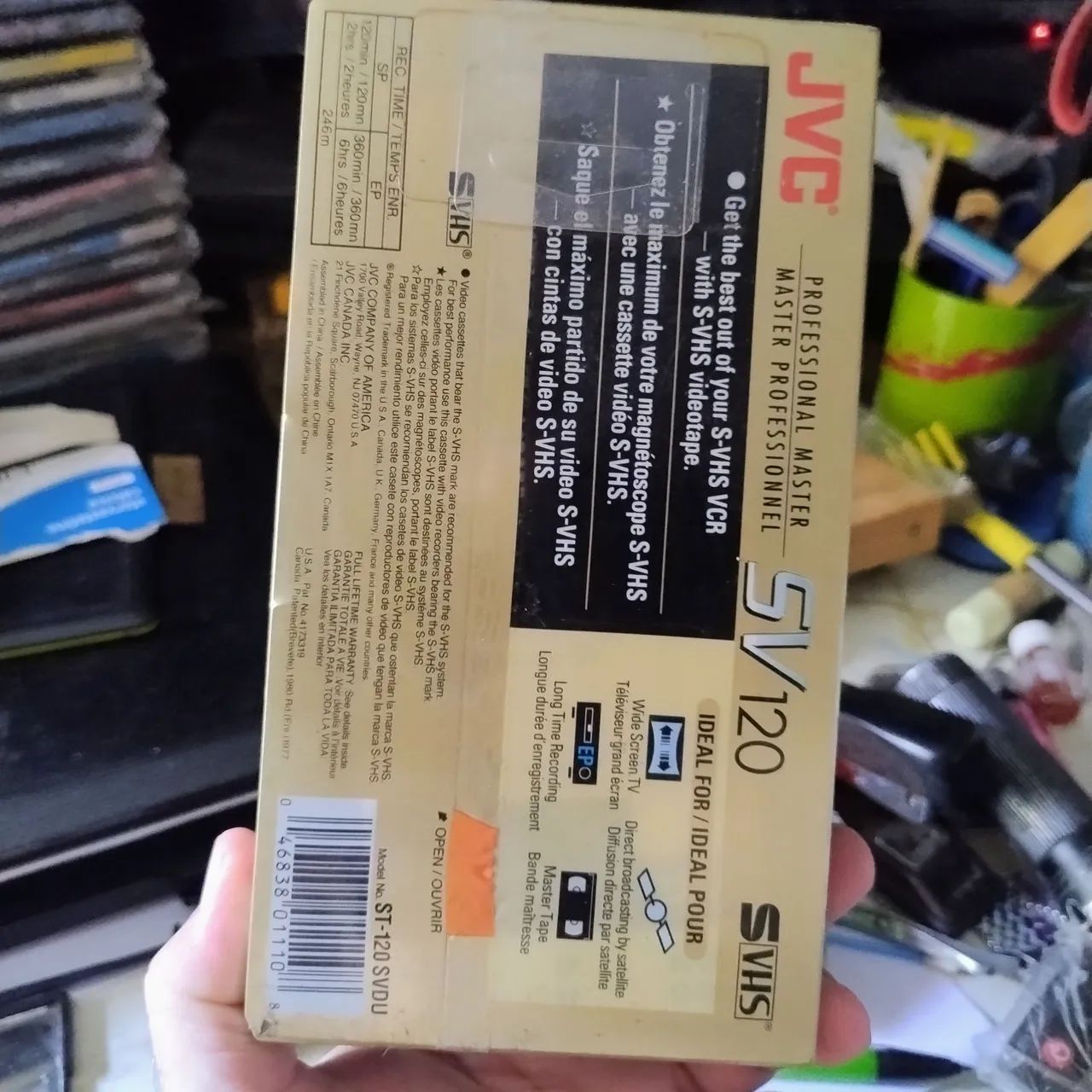 Fita VHS JVC lacrada - Foto 2