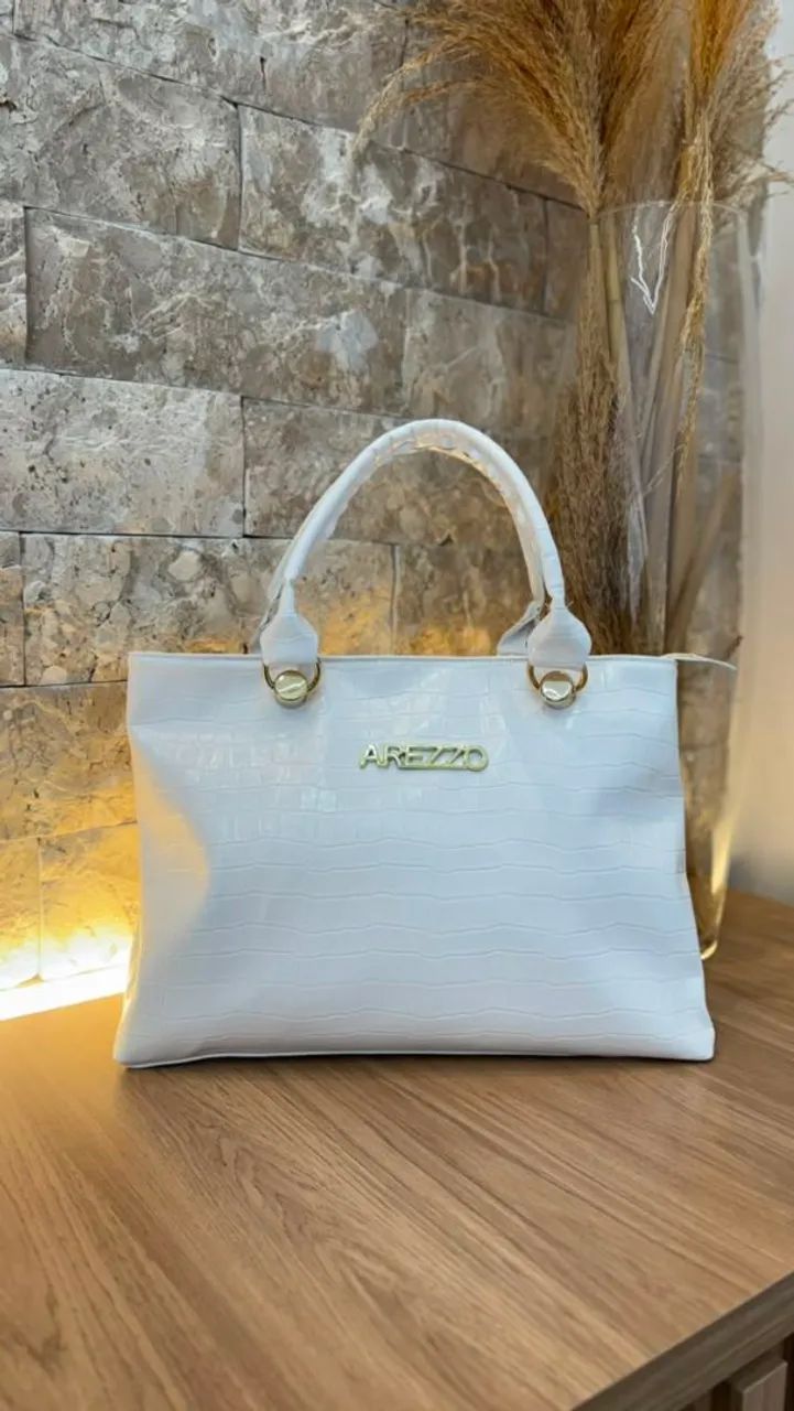 Bolsa Tote Estilo Arezzo Tamanho Grande - Elegante e Sofisticada  - Foto 5
