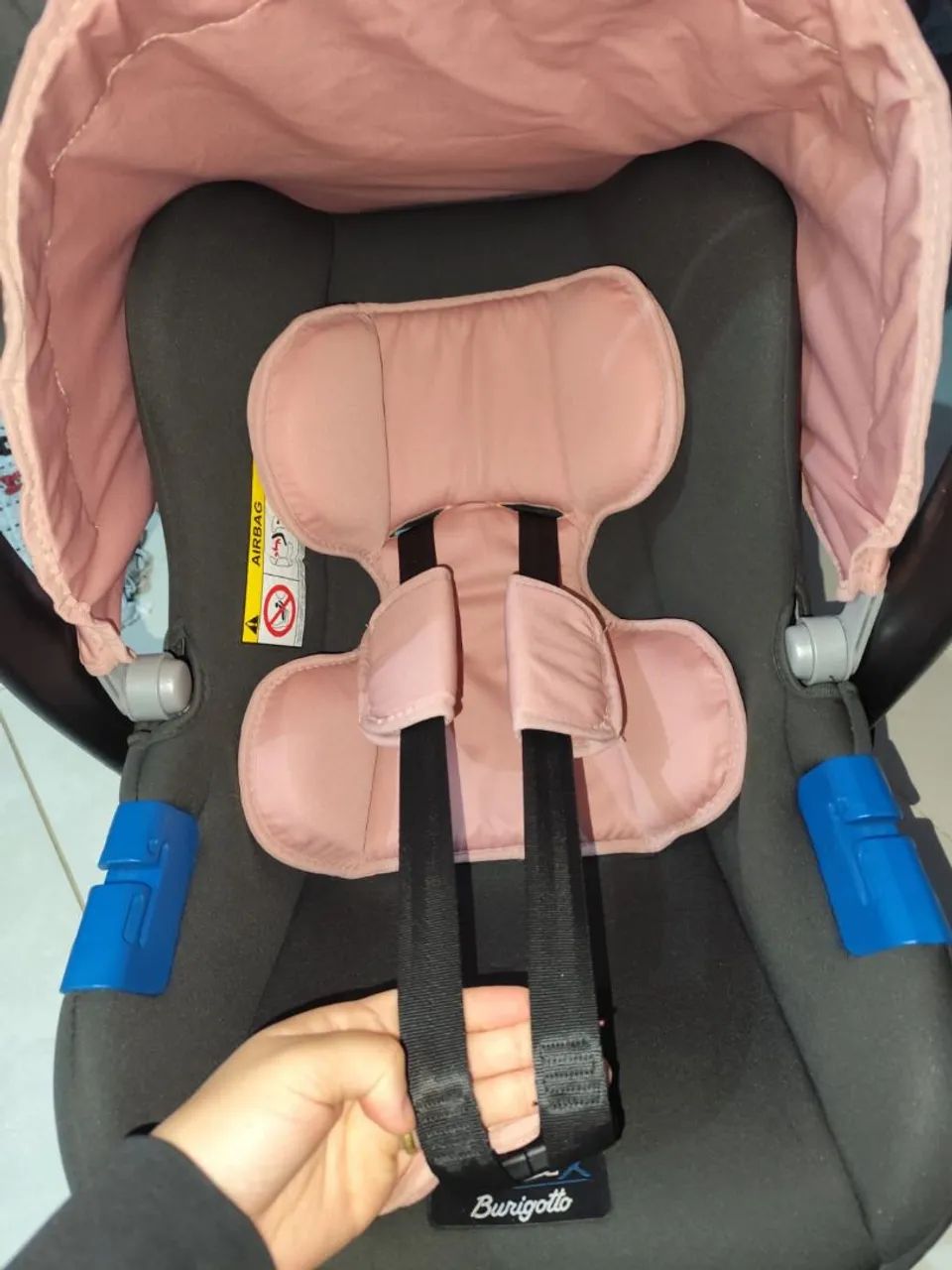 Carrinho de bebê e bebê conforto - Foto 3