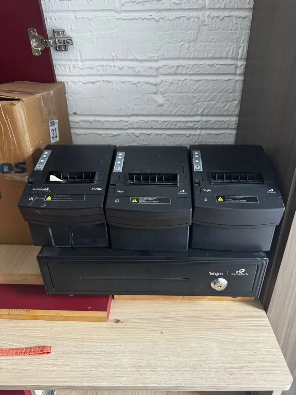 3 × Elgin/Bematech i8 + Gaveta Bematech  - Foto 4